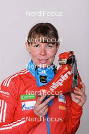 05.12.2013, Hochfilzen, Austria (AUT): Ekaterina Shumilova (RUS) - IBU world cup biathlon, supplier photoshooting, Hochfilzen (AUT). www.nordicfocus.com. © Felgenhauer/NordicFocus. Every downloaded picture is fee-liable.
