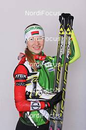 05.12.2013, Hochfilzen, Austria (AUT): Darya Domracheva (BLR) - IBU world cup biathlon, supplier photoshooting, Hochfilzen (AUT). www.nordicfocus.com. © Felgenhauer/NordicFocus. Every downloaded picture is fee-liable.