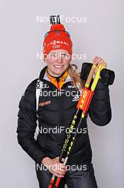 05.12.2013, Hochfilzen, Austria (AUT): Franziska Hildebrand (GER) - IBU world cup biathlon, supplier photoshooting, Hochfilzen (AUT). www.nordicfocus.com. © Felgenhauer/NordicFocus. Every downloaded picture is fee-liable.