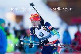 15.12.2013, Annecy-Le Grand Bornand, France (FRA): Olena Pidhrushna (UKR) - IBU world cup biathlon, pursuit women, Annecy-Le Grand Bornand (FRA). www.nordicfocus.com. © Manzoni/NordicFocus. Every downloaded picture is fee-liable.
