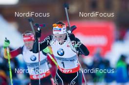 15.12.2013, Annecy-Le Grand Bornand, France (FRA): Selina Gasparin (SUI) - IBU world cup biathlon, pursuit women, Annecy-Le Grand Bornand (FRA). www.nordicfocus.com. © Manzoni/NordicFocus. Every downloaded picture is fee-liable.