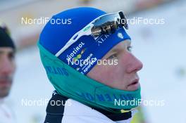 13.12.2013, Annecy-Le Grand Bornand, France (FRA): Lukas Hofer (ITA) - IBU world cup biathlon, relay men, Annecy-Le Grand Bornand (FRA). www.nordicfocus.com. © Manzoni/NordicFocus. Every downloaded picture is fee-liable.