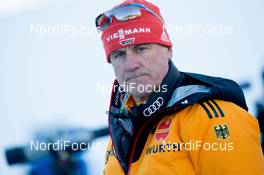 13.12.2013, Annecy-Le Grand Bornand, France (FRA): Fritz Fischer (GER) coach Team Germany - IBU world cup biathlon, relay men, Annecy-Le Grand Bornand (FRA). www.nordicfocus.com. © Manzoni/NordicFocus. Every downloaded picture is fee-liable.