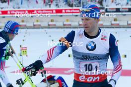 13.12.2013, Annecy-Le Grand Bornand, France (FRA): Lowell Bailey (USA) - IBU world cup biathlon, relay men, Annecy-Le Grand Bornand (FRA). www.nordicfocus.com. © Manzoni/NordicFocus. Every downloaded picture is fee-liable.