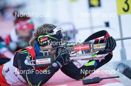 12.12.2013, Annecy-Le Grand Bornand, France (FRA): Anais Chevalier (FRA)- IBU world cup biathlon, relay women, Annecy-Le Grand Bornand (FRA). www.nordicfocus.com. © Manzoni/NordicFocus. Every downloaded picture is fee-liable.