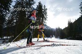 04.01.2013, Cortina-Toblach, Italy (ITA): Stefanie Boehler (GER) at skitests - FIS world cup cross-country, tour de ski, 3km women, Cortina-Toblach (ITA). www.nordicfocus.com. © Felgenhauer/NordicFocus. Every downloaded picture is fee-liable.