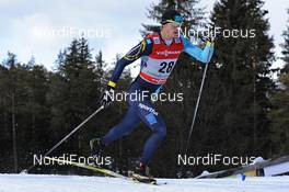 04.01.2013, Cortina-Toblach, Italy (ITA): Alexey Poltoranin (KAZ) - FIS world cup cross-country, tour de ski, 5km men, Cortina-Toblach (ITA). www.nordicfocus.com. © Felgenhauer/NordicFocus. Every downloaded picture is fee-liable.