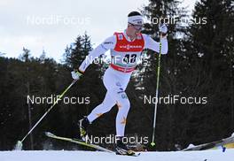 04.01.2013, Cortina-Toblach, Italy (ITA): Calle Halfvarsson (SWE) - FIS world cup cross-country, tour de ski, 5km men, Cortina-Toblach (ITA). www.nordicfocus.com. © Felgenhauer/NordicFocus. Every downloaded picture is fee-liable.