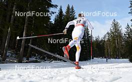 04.01.2013, Cortina-Toblach, Italy (ITA): Sara Lindborg (SWE) - FIS world cup cross-country, tour de ski, 5km men, Cortina-Toblach (ITA). www.nordicfocus.com. © Felgenhauer/NordicFocus. Every downloaded picture is fee-liable.