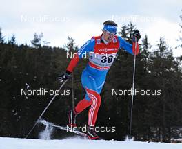 04.01.2013, Cortina-Toblach, Italy (ITA): Sergey Turyshev (RUS) - FIS world cup cross-country, tour de ski, 5km men, Cortina-Toblach (ITA). www.nordicfocus.com. © Felgenhauer/NordicFocus. Every downloaded picture is fee-liable.