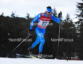 04.01.2013, Cortina-Toblach, Italy (ITA): Valerio Checchi (ITA) - FIS world cup cross-country, tour de ski, 5km men, Cortina-Toblach (ITA). www.nordicfocus.com. © Felgenhauer/NordicFocus. Every downloaded picture is fee-liable.