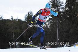 04.01.2013, Cortina-Toblach, Italy (ITA): Yevgeniy Velichko (KAZ) - FIS world cup cross-country, tour de ski, 5km men, Cortina-Toblach (ITA). www.nordicfocus.com. © Felgenhauer/NordicFocus. Every downloaded picture is fee-liable.