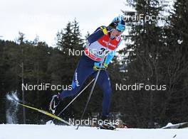 04.01.2013, Cortina-Toblach, Italy (ITA): Yerdos Akhmadiyev (KAZ) - FIS world cup cross-country, tour de ski, 5km men, Cortina-Toblach (ITA). www.nordicfocus.com. © Felgenhauer/NordicFocus. Every downloaded picture is fee-liable.