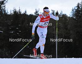 04.01.2013, Cortina-Toblach, Italy (ITA): Anton Lindblad (SWE) - FIS world cup cross-country, tour de ski, 5km men, Cortina-Toblach (ITA). www.nordicfocus.com. © Felgenhauer/NordicFocus. Every downloaded picture is fee-liable.