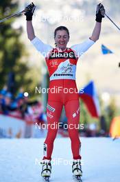 06.01.2013, Val di Fiemme, Italy (ITA): Justyna Kowalczyk (POL) - FIS world cup cross-country, tour de ski, final climb women, Val di Fiemme (ITA). www.nordicfocus.com. © Felgenhauer/NordicFocus. Every downloaded picture is fee-liable.