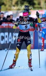 06.01.2013, Val di Fiemme, Italy (ITA): Denise Herrmann (GER) - FIS world cup cross-country, tour de ski, final climb women, Val di Fiemme (ITA). www.nordicfocus.com. © Felgenhauer/NordicFocus. Every downloaded picture is fee-liable.
