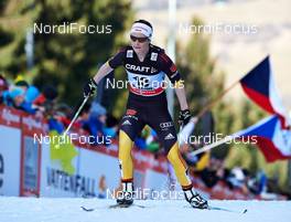06.01.2013, Val di Fiemme, Italy (ITA): Katrin Zeller (GER) - FIS world cup cross-country, tour de ski, final climb women, Val di Fiemme (ITA). www.nordicfocus.com. © Felgenhauer/NordicFocus. Every downloaded picture is fee-liable.