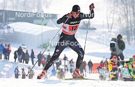 13.01.2013, Liberec, Czech Republic (CZE): Skyler Davis (USA) - FIS world cup cross-country, team sprint, Liberec (CZE). www.nordicfocus.com. © Felgenhauer/NordicFocus. Every downloaded picture is fee-liable.