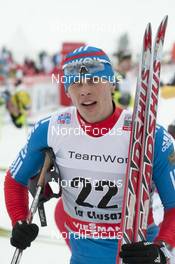 19.01.2013, La Clusaz, France (FRA): Alexander Bessmertnykh (RUS), Madshus, Rottefella, Alpina, Swix, Adidas - FIS world cup cross-country, mass men, La Clusaz (FRA). www.nordicfocus.com. © Becker/NordicFocus. Every downloaded picture is fee-liable.