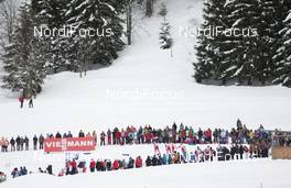 19.01.2013, La Clusaz, France (FRA): Spectators - FIS world cup cross-country, mass women, La Clusaz (FRA). www.nordicfocus.com. © Becker/NordicFocus. Every downloaded picture is fee-liable.