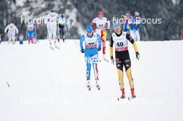19.01.2013, La Clusaz, France (FRA): Stefanie Boehler (GER), Fischer, Rottefella, Alpina, One Way, adidas  - FIS world cup cross-country, mass women, La Clusaz (FRA). www.nordicfocus.com. © Becker/NordicFocus. Every downloaded picture is fee-liable.