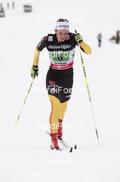 20.01.2013, La Clusaz, France (FRA): Nicole Fessel (GER), Rossignol, Rottefella, Alpina, One Way, adidas  - FIS world cup cross-country, 4x5km women, La Clusaz (FRA). www.nordicfocus.com. © Becker/NordicFocus. Every downloaded picture is fee-liable.
