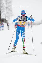 20.01.2013, La Clusaz, France (FRA): Debora Agreiter (ITA) - FIS world cup cross-country, 4x5km women, La Clusaz (FRA). www.nordicfocus.com. © Becker/NordicFocus. Every downloaded picture is fee-