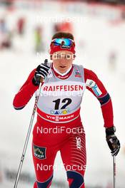 16.02.2013, Davos, Switzerland (SUI): Celine Brun-Lie (NOR) - FIS world cup cross-country, individual sprint, Davos (SUI). www.nordicfocus.com. © Felgenhauer/NordicFocus. Every downloaded picture is fee-liable.