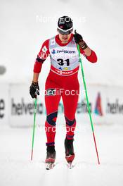 16.02.2013, Davos, Switzerland (SUI): Sondre Turvoll Fossli (NOR) - FIS world cup cross-country, individual sprint, Davos (SUI). www.nordicfocus.com. © Felgenhauer/NordicFocus. Every downloaded picture is fee-liable.