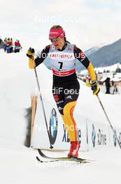 16.02.2013, Davos, Switzerland (SUI): Denise Herrmann (GER) - FIS world cup cross-country, individual sprint, Davos (SUI). www.nordicfocus.com. © Felgenhauer/NordicFocus. Every downloaded picture is fee-liable.