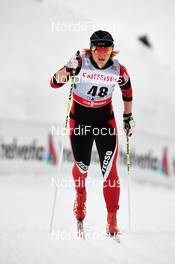 16.02.2013, Davos, Switzerland (SUI): Valiantsina Kaminskaya (BLR) - FIS world cup cross-country, individual sprint, Davos (SUI). www.nordicfocus.com. © Felgenhauer/NordicFocus. Every downloaded picture is fee-liable.