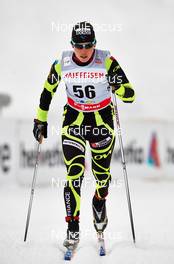 16.02.2013, Davos, Switzerland (SUI): Aurelie Dabudyk (FRA) - FIS world cup cross-country, individual sprint, Davos (SUI). www.nordicfocus.com. © Felgenhauer/NordicFocus. Every downloaded picture is fee-liable.