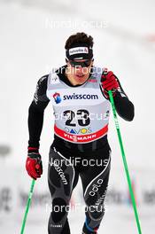 16.02.2013, Davos, Switzerland (SUI): Jovian Hediger (SUI) - FIS world cup cross-country, individual sprint, Davos (SUI). www.nordicfocus.com. © Felgenhauer/NordicFocus. Every downloaded picture is fee-liable.