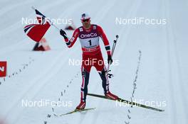 13.03.2013, Drammen, Norway (NOR): Petter Northug (NOR), Fischer, Swix, Alpina, Rottefella - FIS world cup cross-country, individual sprint, Drammen (NOR). www.nordicfocus.com. © Laiho/NordicFocus. Every downloaded picture is fee-liable.