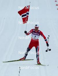 13.03.2013, Drammen, Norway (NOR): Petter Northug (NOR), Fischer, Swix, Alpina, Rottefella - FIS world cup cross-country, individual sprint, Drammen (NOR). www.nordicfocus.com. © Laiho/NordicFocus. Every downloaded picture is fee-liable.