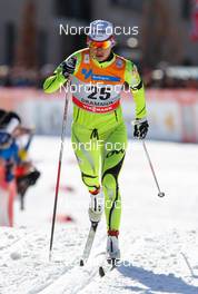13.03.2013, Drammen, Norway (NOR): Katja Visnar (SLO), Fischer, Swix, Rottefella, One Way - FIS world cup cross-country, individual sprint, Drammen (NOR). www.nordicfocus.com. © Laiho/NordicFocus. Every downloaded picture is fee-liable.