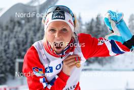17.03.2013, Oslo, Norway (NOR): Therese Johaug (NOR), Fischer, Swix, Salomon and the Holmenkollen medal - FIS world cup cross-country, mass women, Oslo (NOR). www.nordicfocus.com. © Laiho/NordicFocus. Every downloaded picture is fee-liable.