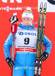 17.03.2013, Oslo, Norway (NOR): Yulia Tchekaleva (RUS), Fischer, Swix, Alpina, Rottefella, Adidas - FIS world cup cross-country, mass women, Oslo (NOR). www.nordicfocus.com. © Laiho/NordicFocus. Every downloaded picture is fee-liable.