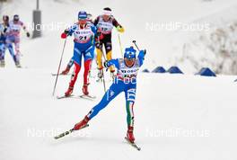 17.03.2013, Oslo, Norway (NOR): Mariya Guschina (RUS), Marina Piller (ITA), (l-r)  - FIS world cup cross-country, mass women, Oslo (NOR). www.nordicfocus.com. © Felgenhauer/NordicFocus. Every downloaded picture is fee-liable.