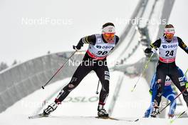 17.03.2013, Oslo, Norway (NOR): Holly Brooks (USA), Jessica Diggins (USA), (l-r)  - FIS world cup cross-country, mass women, Oslo (NOR). www.nordicfocus.com. © Felgenhauer/NordicFocus. Every downloaded picture is fee-liable.
