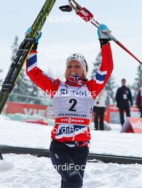 17.03.2013, Oslo, Norway (NOR): Therese Johaug (NOR), Fischer, Swix, Salomon - FIS world cup cross-country, mass women, Oslo (NOR). www.nordicfocus.com. © Laiho/NordicFocus. Every downloaded picture is fee-liable.