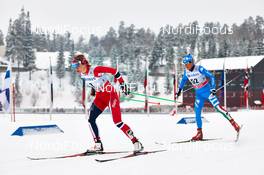 17.03.2013, Oslo, Norway (NOR): Astrid Uhrenholdt Jacobsen (NOR), Marina Piller (ITA), (l-r)  - FIS world cup cross-country, mass women, Oslo (NOR). www.nordicfocus.com. © Felgenhauer/NordicFocus. Every downloaded picture is fee-liable.