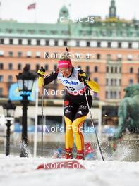 20.03.2013, Stockholm, Sweden (SWE): Denise Herrmann (GER) - FIS world cup cross-country, individual sprint, Stockholm (SWE). www.nordicfocus.com. © Felgenhauer/NordicFocus. Every downloaded picture is fee-liable.