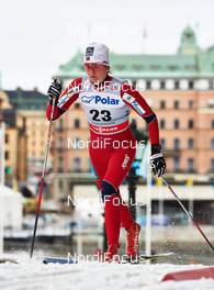 20.03.2013, Stockholm, Sweden (SWE): Celine Brun-Lie (NOR) - FIS world cup cross-country, individual sprint, Stockholm (SWE). www.nordicfocus.com. © Felgenhauer/NordicFocus. Every downloaded picture is fee-liable.