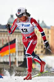 20.03.2013, Stockholm, Sweden (SWE): Maiken Caspersen Falla (NOR) - FIS world cup cross-country, individual sprint, Stockholm (SWE). www.nordicfocus.com. © Felgenhauer/NordicFocus. Every downloaded picture is fee-liable.