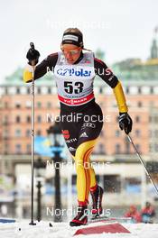 20.03.2013, Stockholm, Sweden (SWE): Monique Siegel (GER) - FIS world cup cross-country, individual sprint, Stockholm (SWE). www.nordicfocus.com. © Felgenhauer/NordicFocus. Every downloaded picture is fee-liable.
