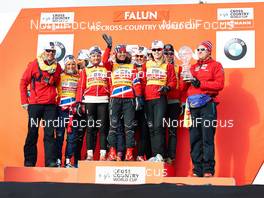 22.03.2013, Falun, Sweden (SWE): Team Norway - FIS world cup cross-country, cups, Falun (SWE). www.nordicfocus.com. © Felgenhauer/NordicFocus. Every downloaded picture is fee-liable.