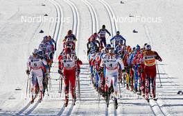 23.03.2013, Falun, Sweden (SWE): start of the men - FIS world cup cross-country, mass men, Falun (SWE). www.nordicfocus.com. © Felgenhauer/NordicFocus. Every downloaded picture is fee-liable.