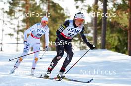 23.03.2013, Falun, Sweden (SWE): Magdalena Pajala (SWE), Holly Brooks (USA), (l-r) - FIS world cup cross-country, mass women, Falun (SWE). www.nordicfocus.com. © Felgenhauer/NordicFocus. Every downloaded picture is fee-liable.