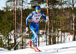 23.03.2013, Falun, Sweden (SWE): Mona-Lisa Malvalehto (FIN) - FIS world cup cross-country, mass women, Falun (SWE). www.nordicfocus.com. © Felgenhauer/NordicFocus. Every downloaded picture is fee-liable.